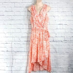 🔵BOGO FREE🔵 Tommy Hilfiger Dress Hi Lo Floral Sleeveless Sz 14